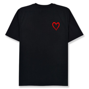 Red Heart Cool Love Heart Graphic Valentines Day Men Women T-Shirt