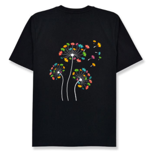 Flower Puzzles Pieces Dandelion Tree Funny T Shirt T-Shirt
